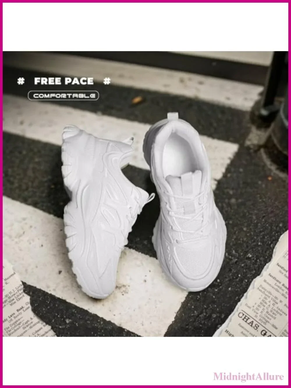 Women's Running Shoes Non Slip Walking Fashion Athletic Chunky Sneakers Work